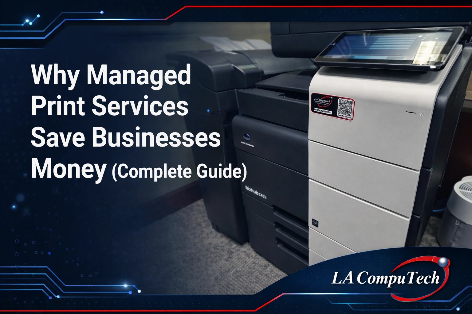Managed print services helping businesses save money and reduce printing costs